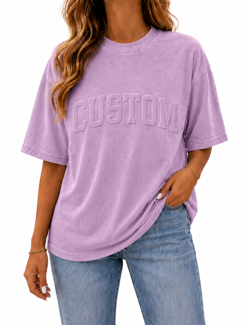 CUSTOM EMBOSSED TEE