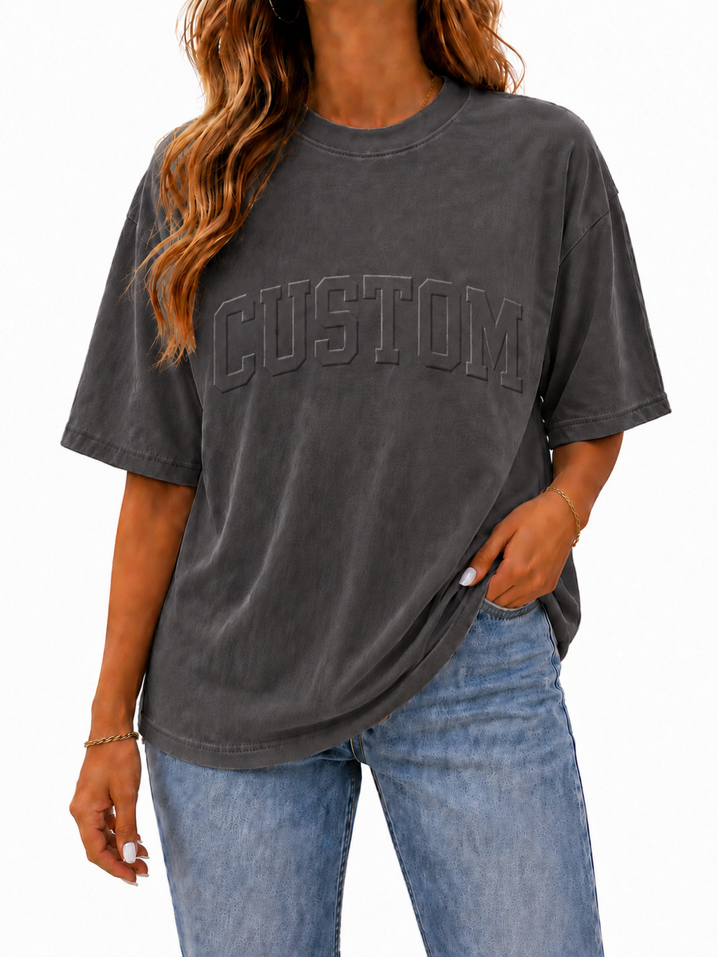 CUSTOM EMBOSSED TEE