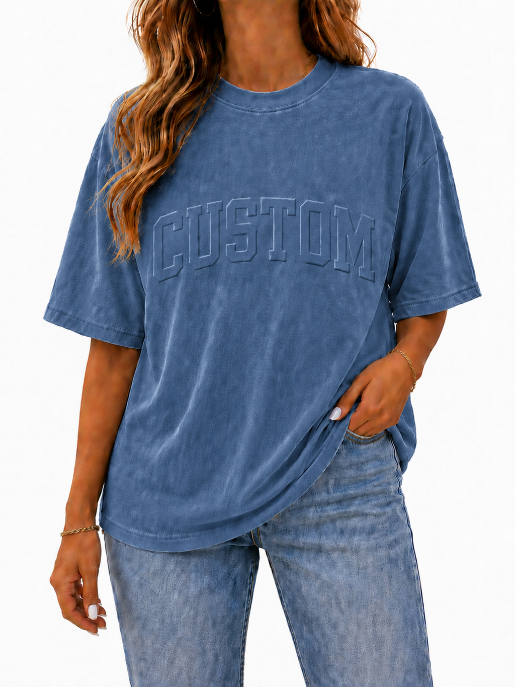 CUSTOM EMBOSSED TEE