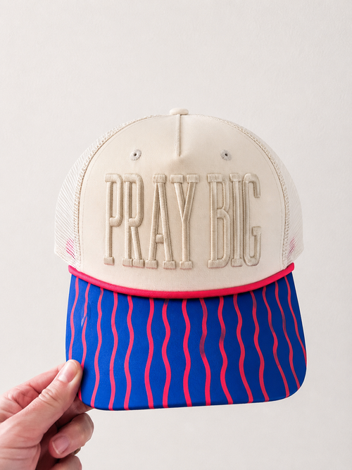 BLANK PINK +BLUE hat