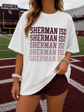 SHERMAN ISD graphic tee