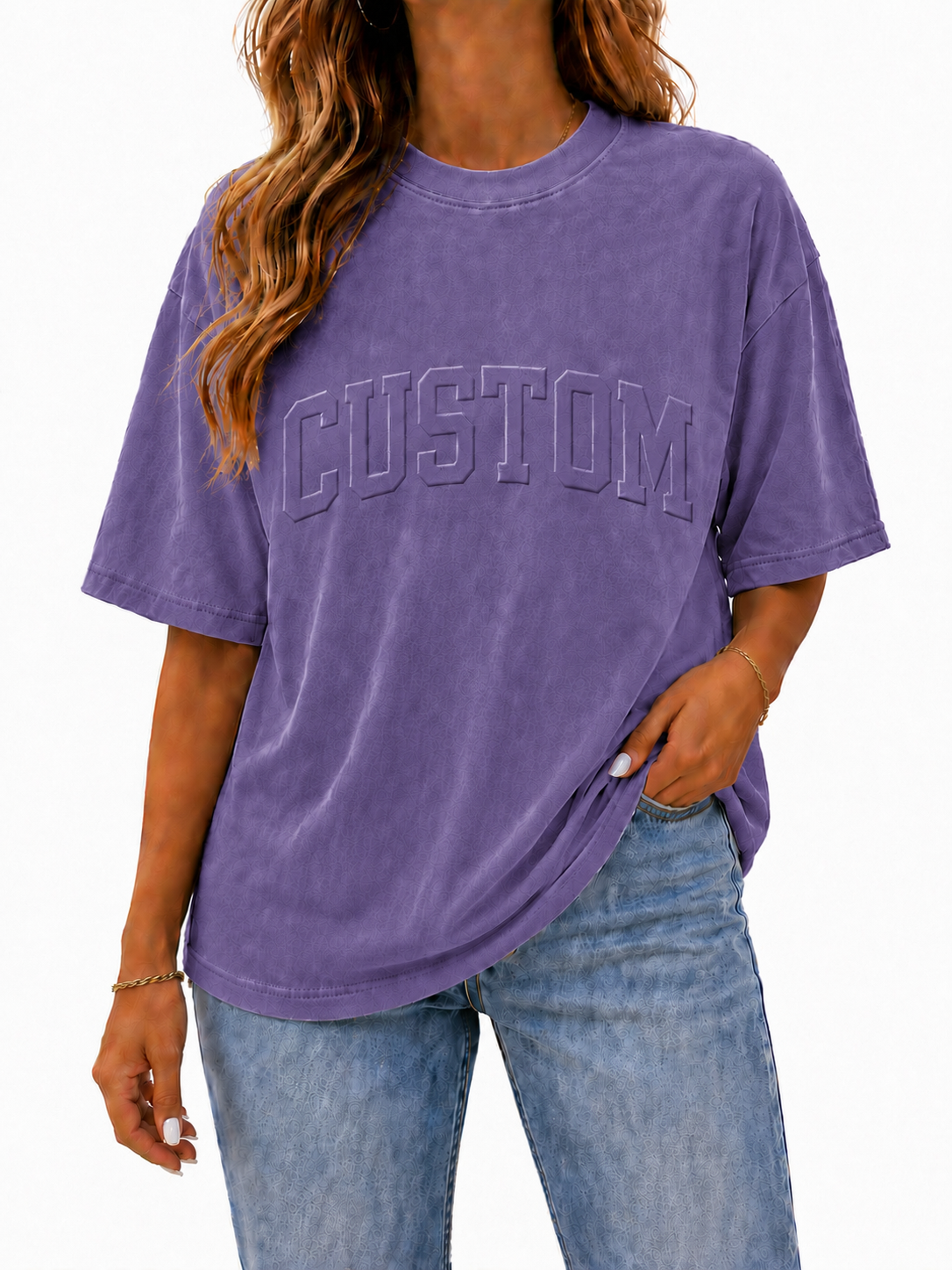 CUSTOM EMBOSSED TEE