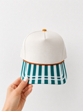 Green striped Blank hat