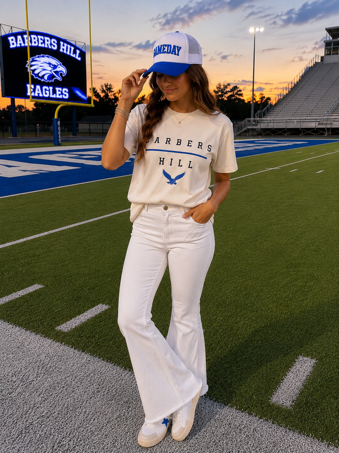 BARBERS HILL screen print graphic tee