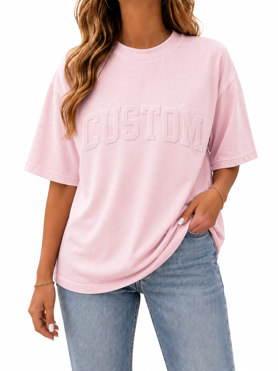CUSTOM EMBOSSED TEE