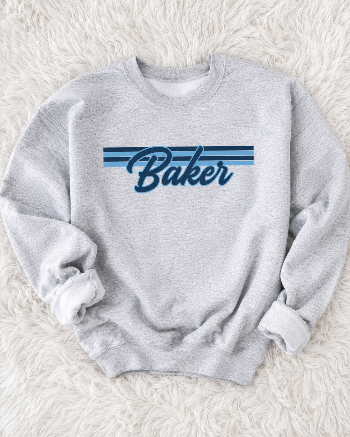 BAKER ASH GREY CREWNECK