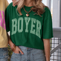 BOYER PINSTRIPE GRAPHIC TEE