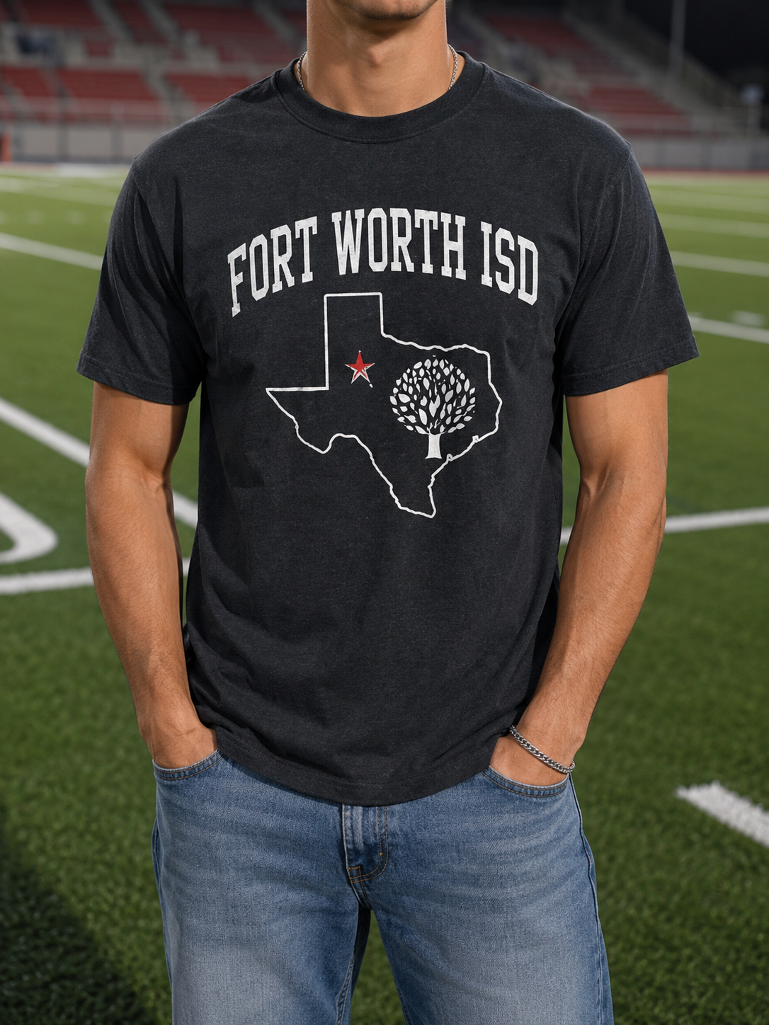 FORT WORTH ISD GRAPHIC TEXAS TEE