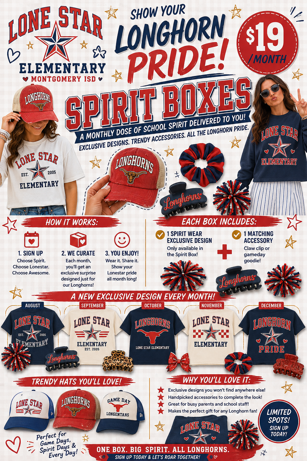 LONE STAR ELEMENTARY Spirit Club