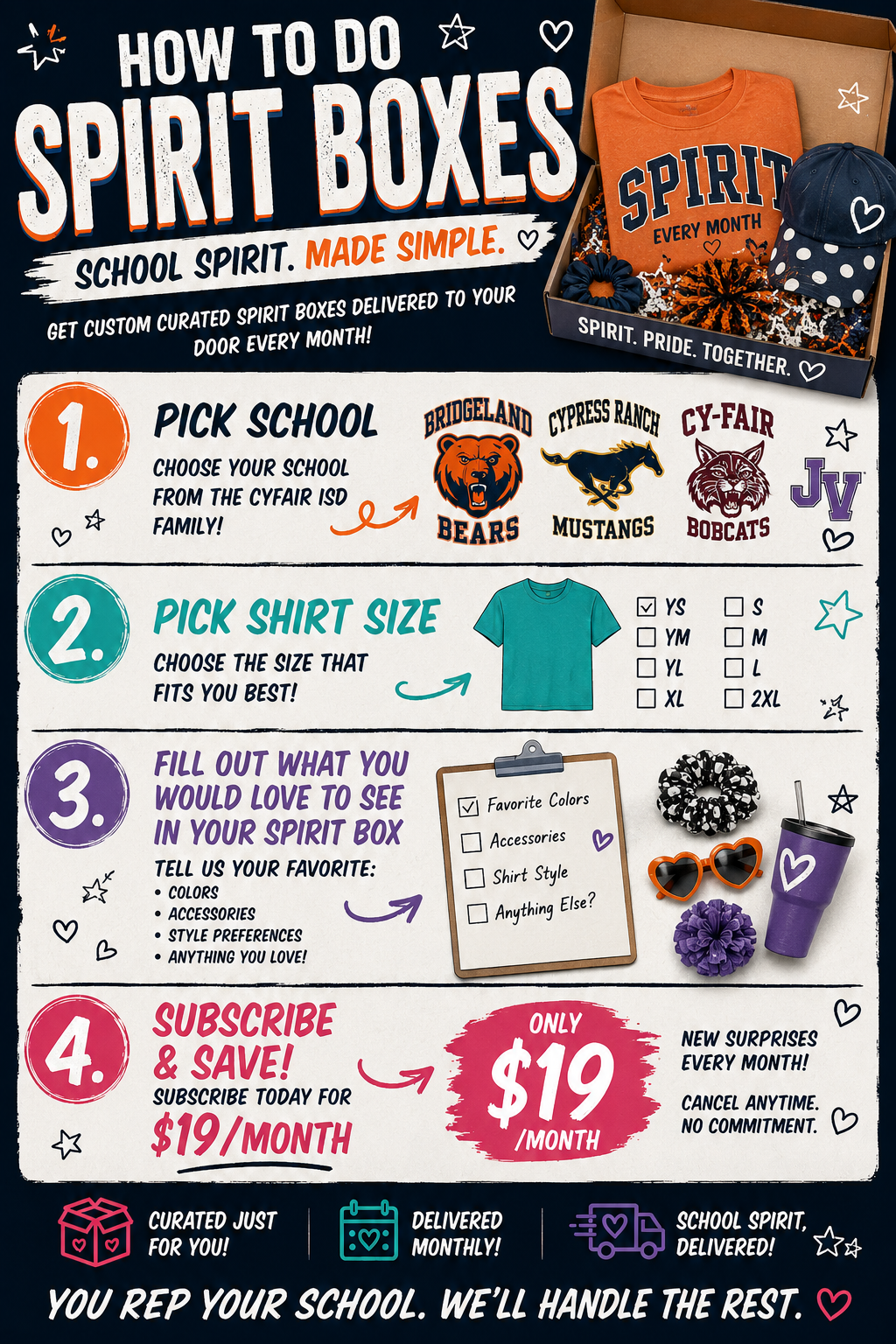 CYFAIR ISD SPIRIT CLUB