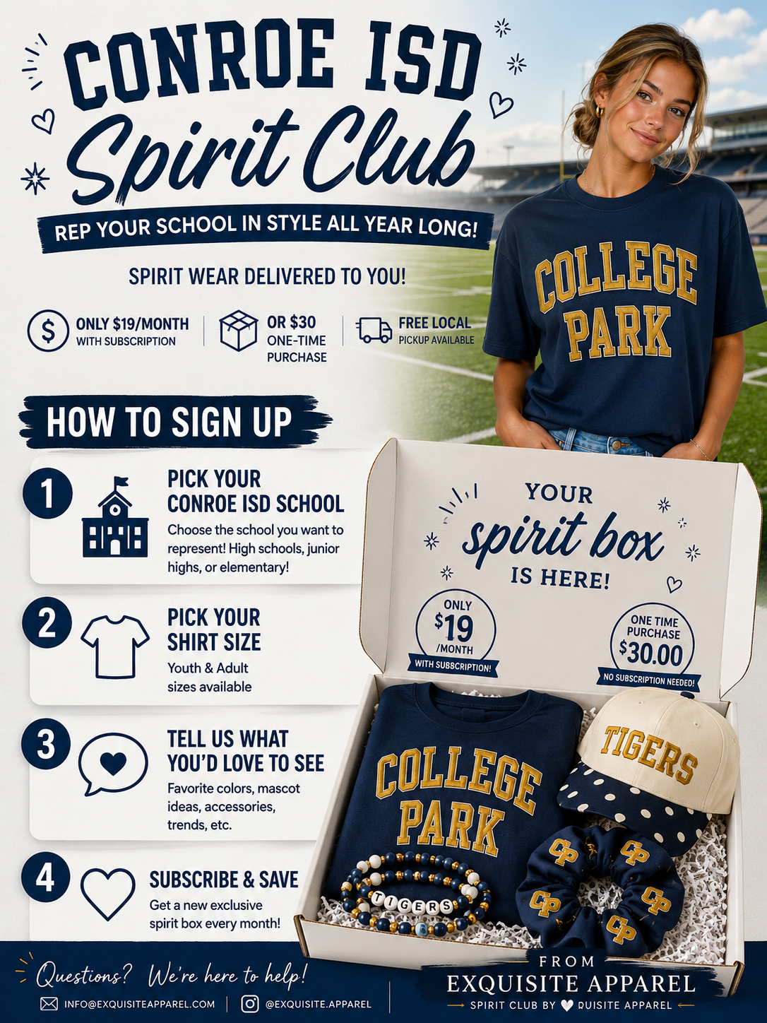 CONROE ISD SPIRIT BOX